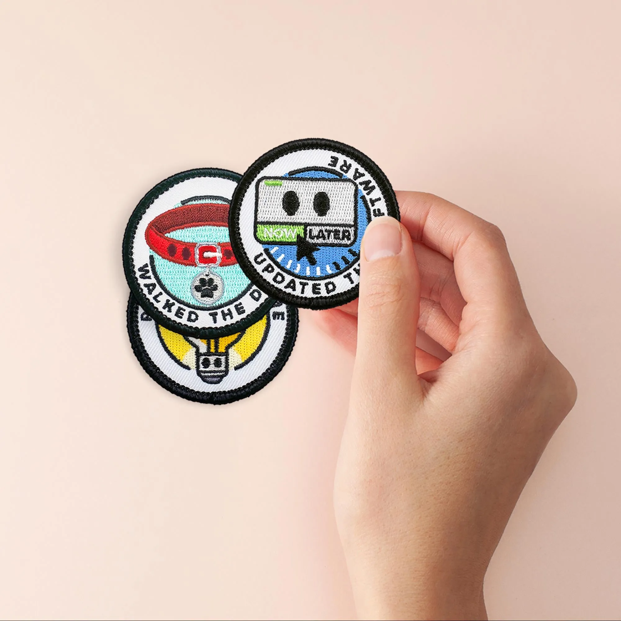 Adulting Merit Badge Embroidered Iron-On Patches (Responsibilities - Set 2)