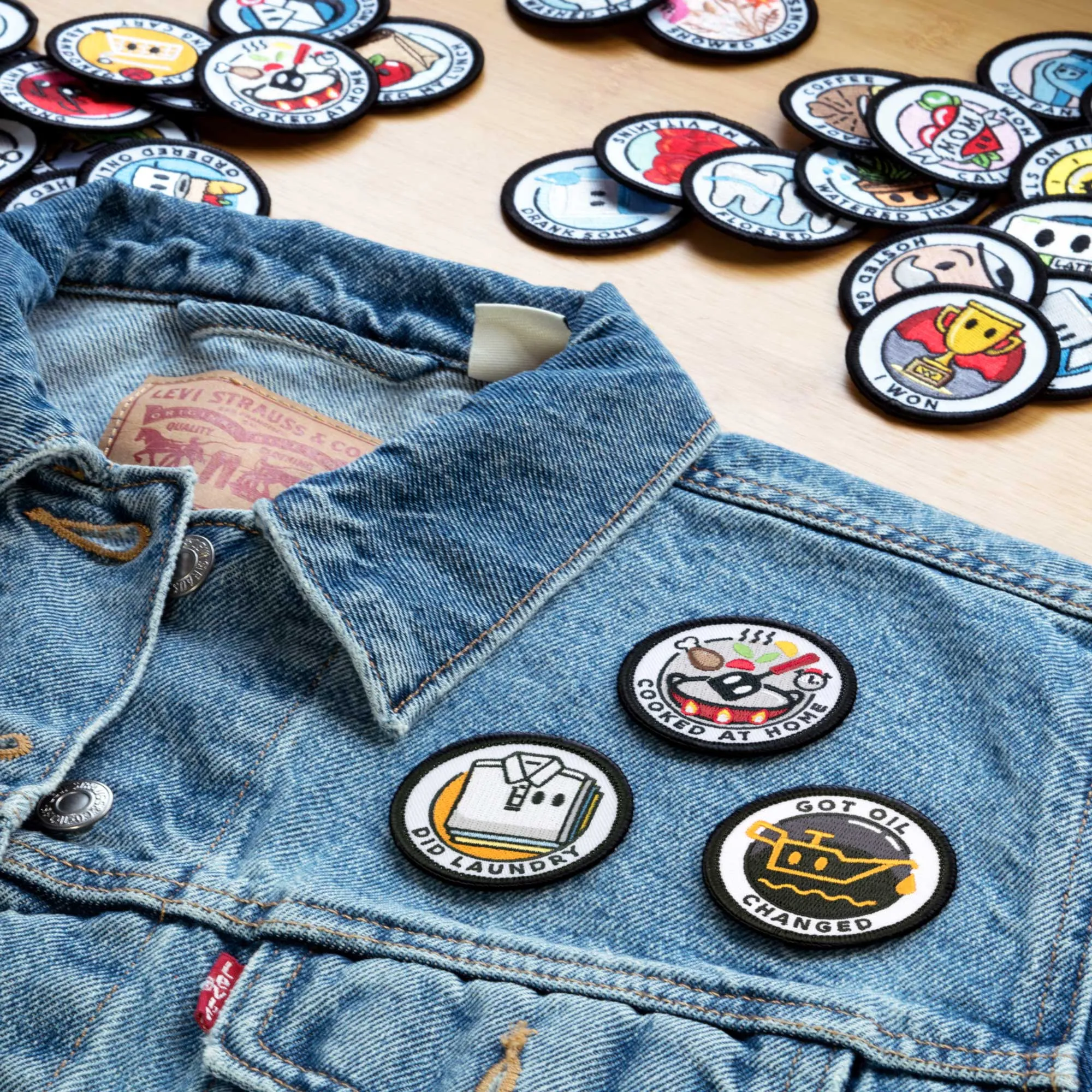 Adulting Merit Badge Embroidered Iron-On Patches (Responsibilities - Set 3)