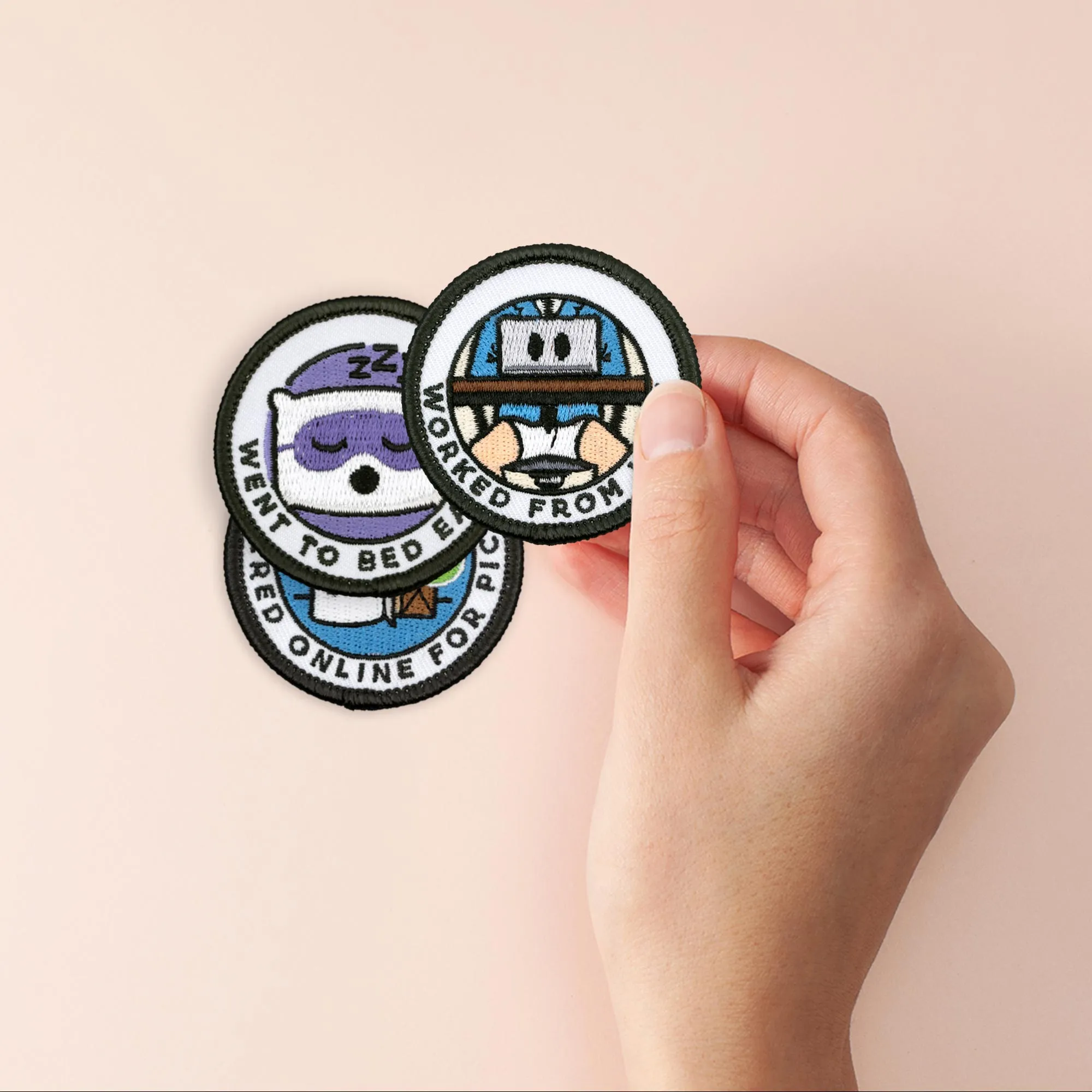Adulting Merit Badge Embroidered Iron-On Patches (Responsibilities - Set 5)