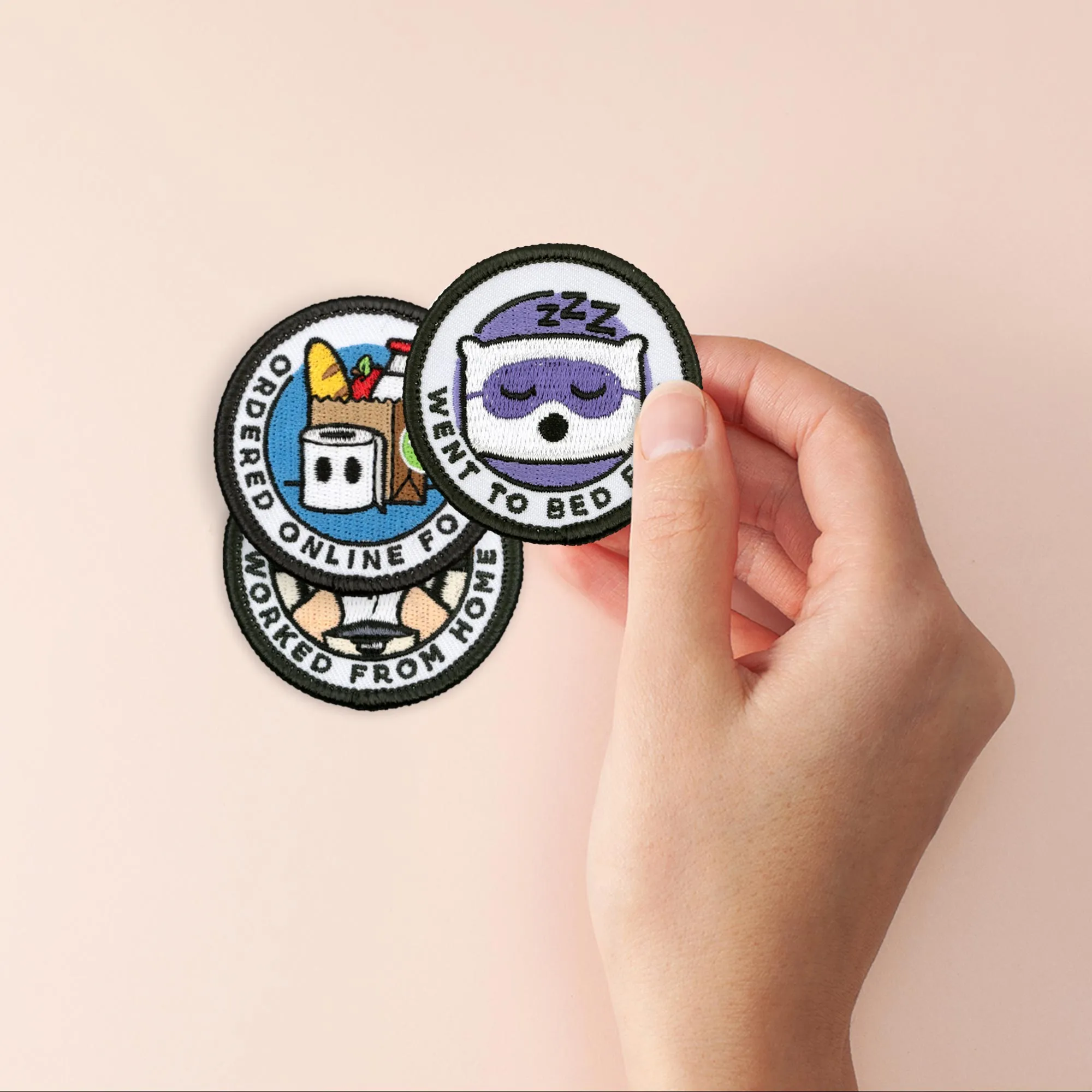 Adulting Merit Badge Embroidered Iron-On Patches (Responsibilities - Set 5)
