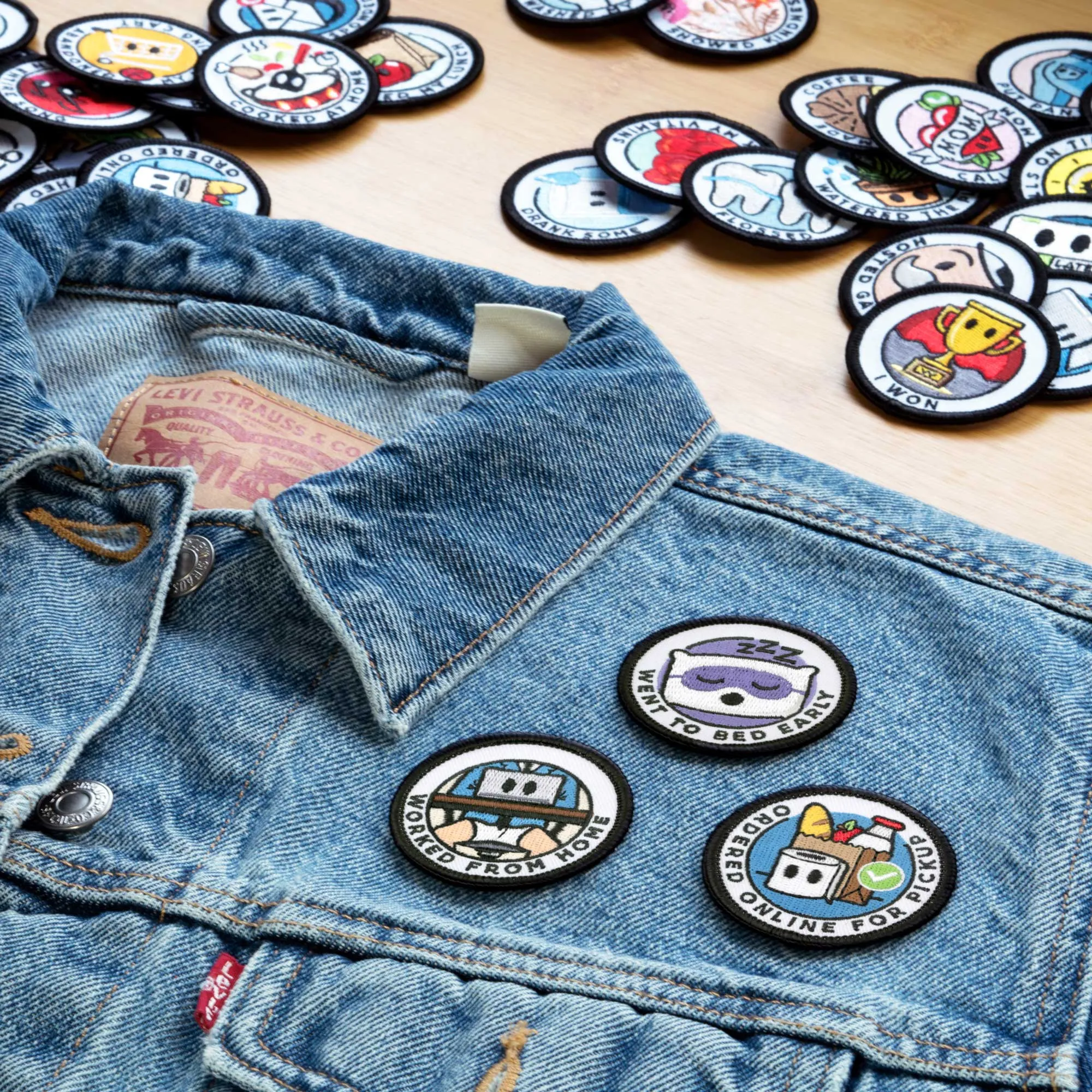 Adulting Merit Badge Embroidered Iron-On Patches (Responsibilities - Set 5)