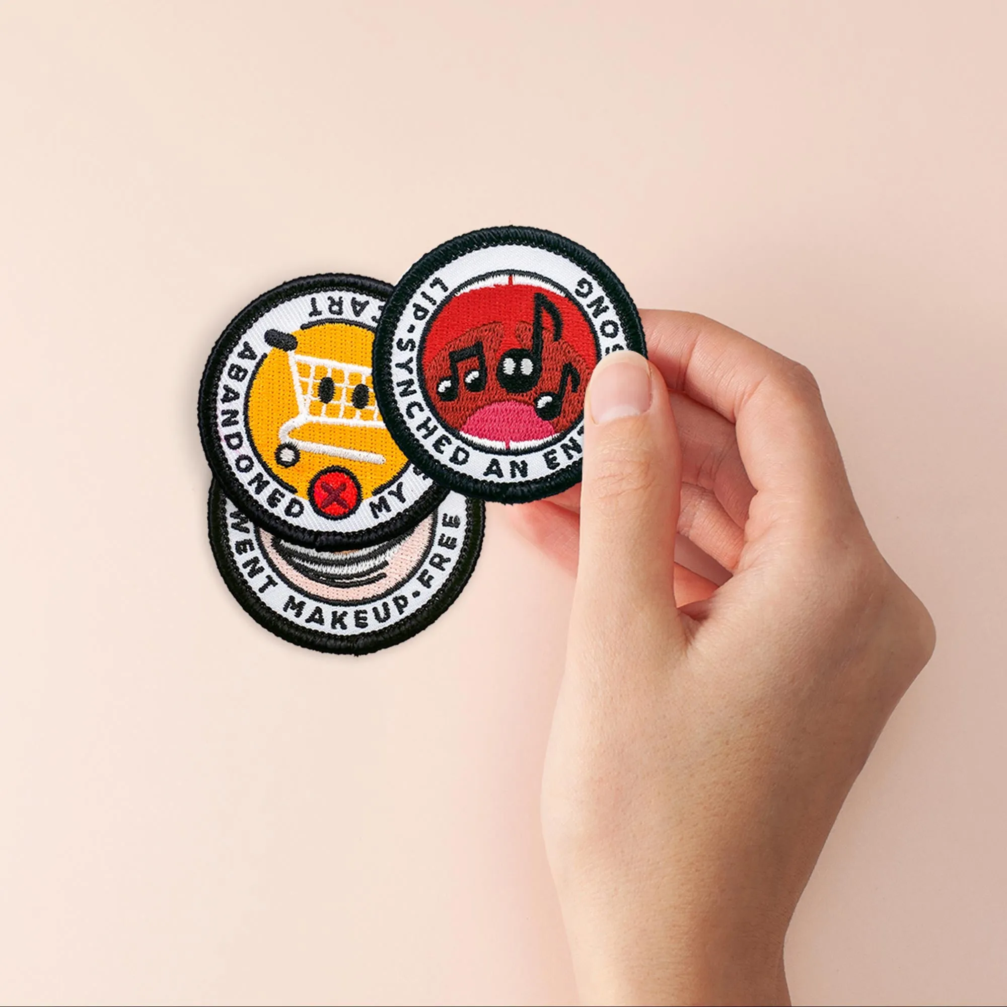Adulting Merit Badge Embroidered Iron-On Patches (You Go Girl - Set 1)