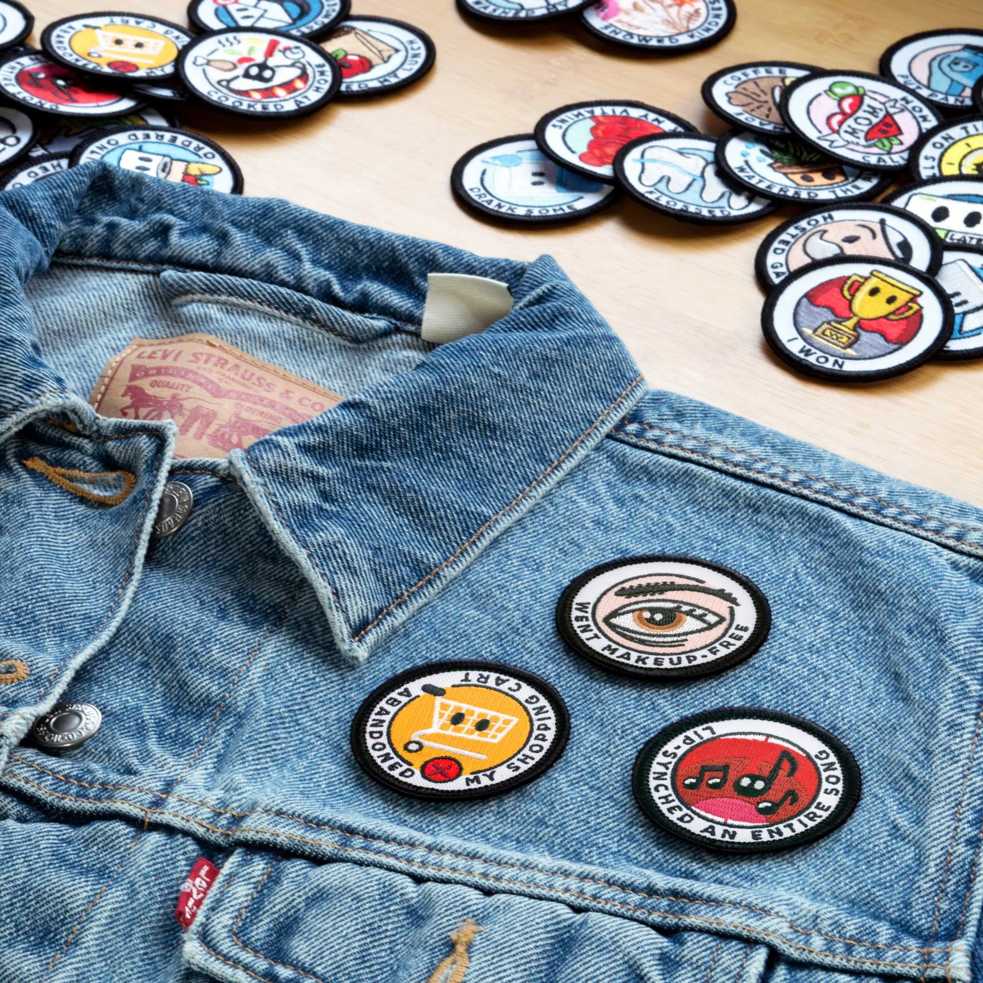 Adulting Merit Badge Embroidered Iron-On Patches (You Go Girl - Set 1)