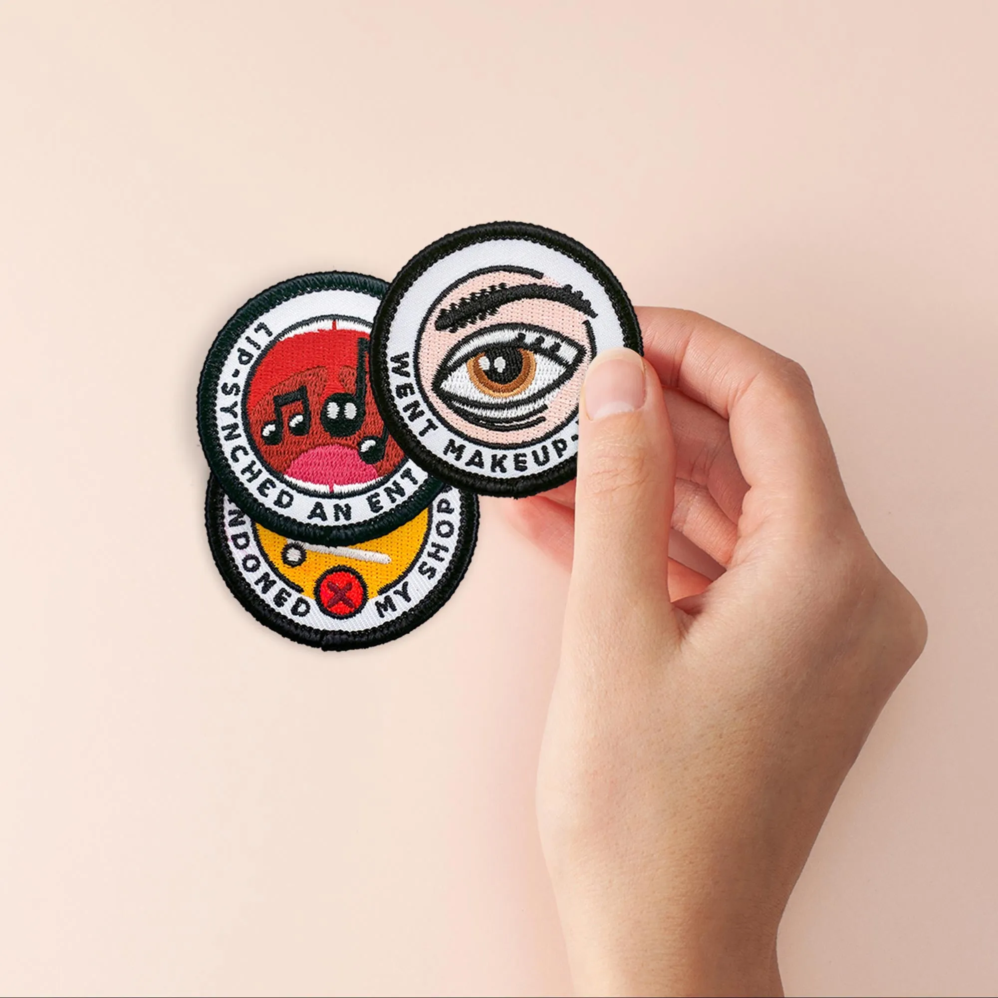Adulting Merit Badge Embroidered Iron-On Patches (You Go Girl - Set 1)