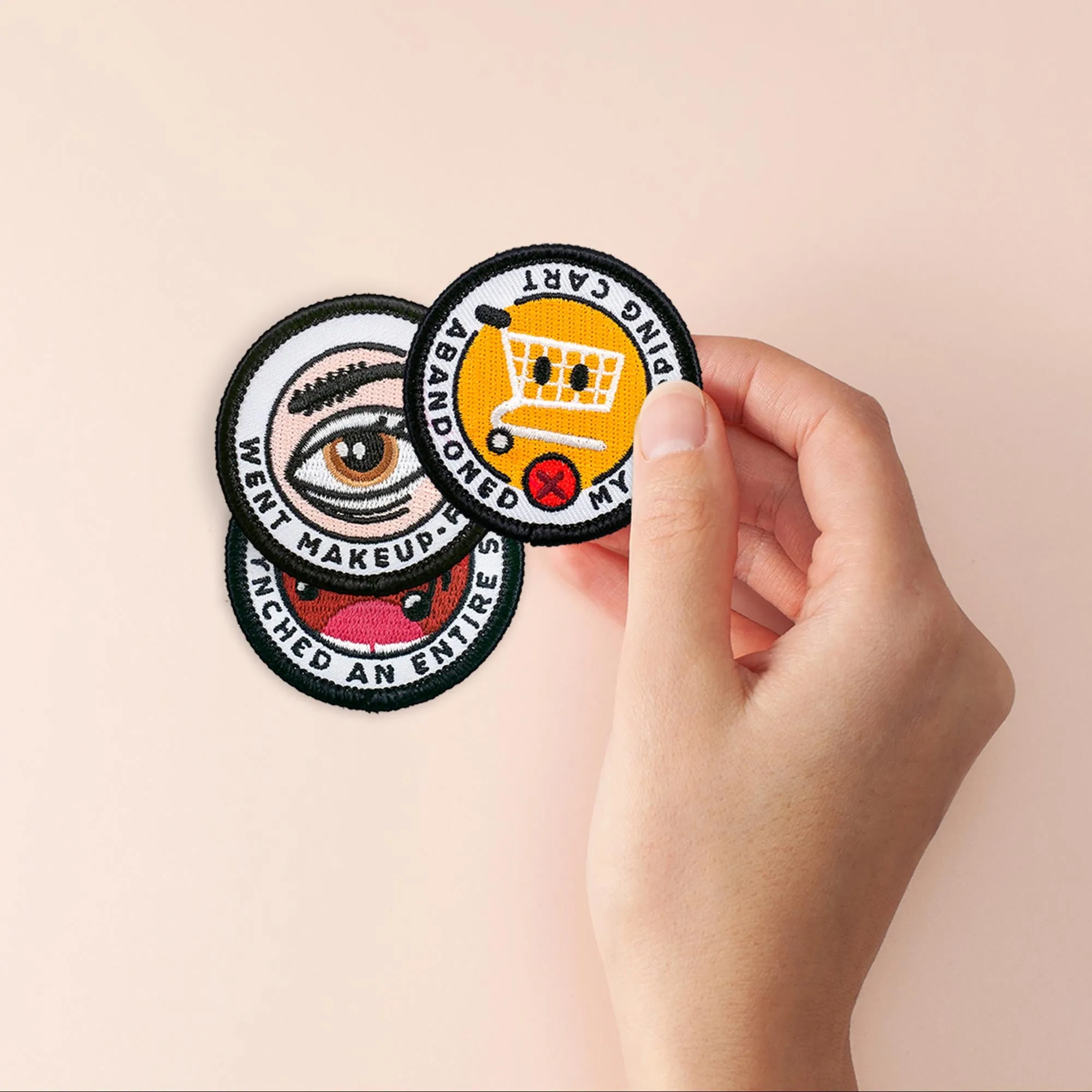 Adulting Merit Badge Embroidered Iron-On Patches (You Go Girl - Set 1)