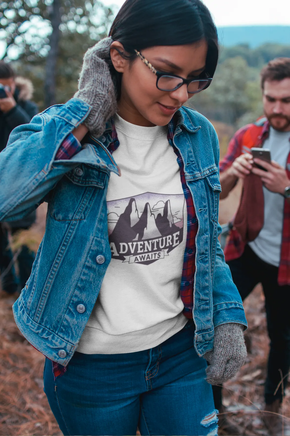 Adventure Awaits Printed T-shirt for women