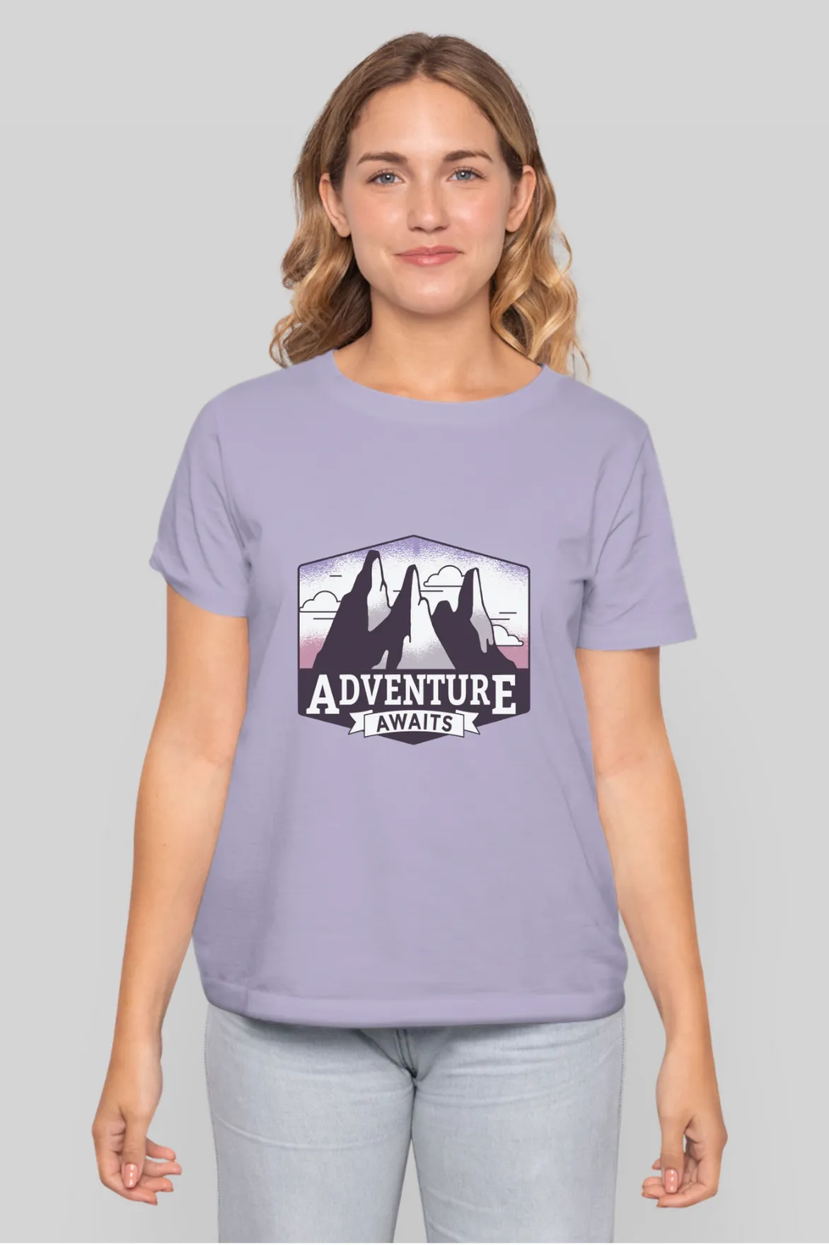 Adventure Awaits Printed T-shirt for women