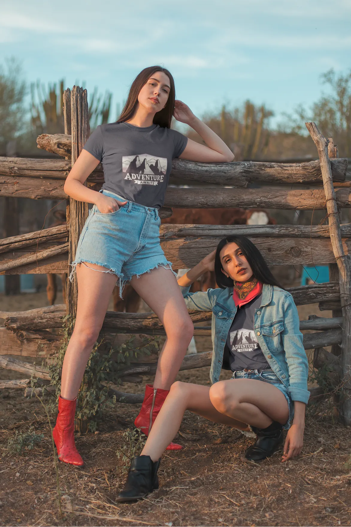 Adventure Awaits Printed T-shirt for women