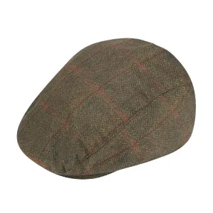 Alan Paine Didsmere Mens Waterproof Flat Cap - Oak