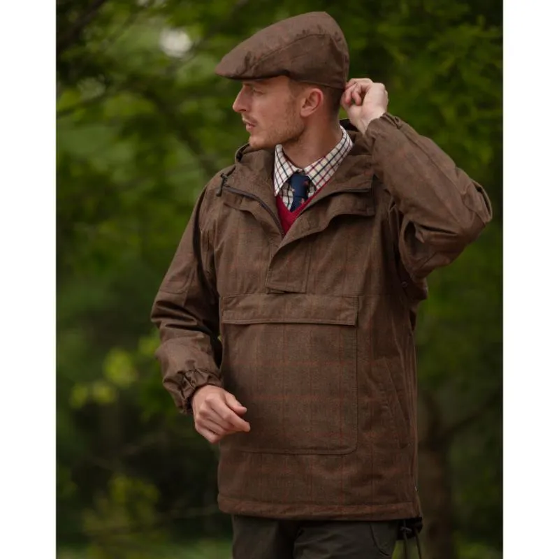 Alan Paine Didsmere Mens Waterproof Flat Cap - Oak