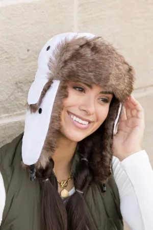 Alpine Aviator  Faux Fur Trapper Hat