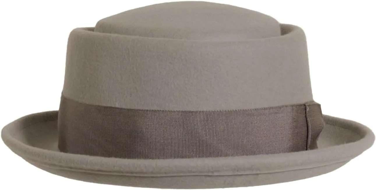 American Hat Makers Soho Leather Fedora for Men/Woman –Summer Hats for Men