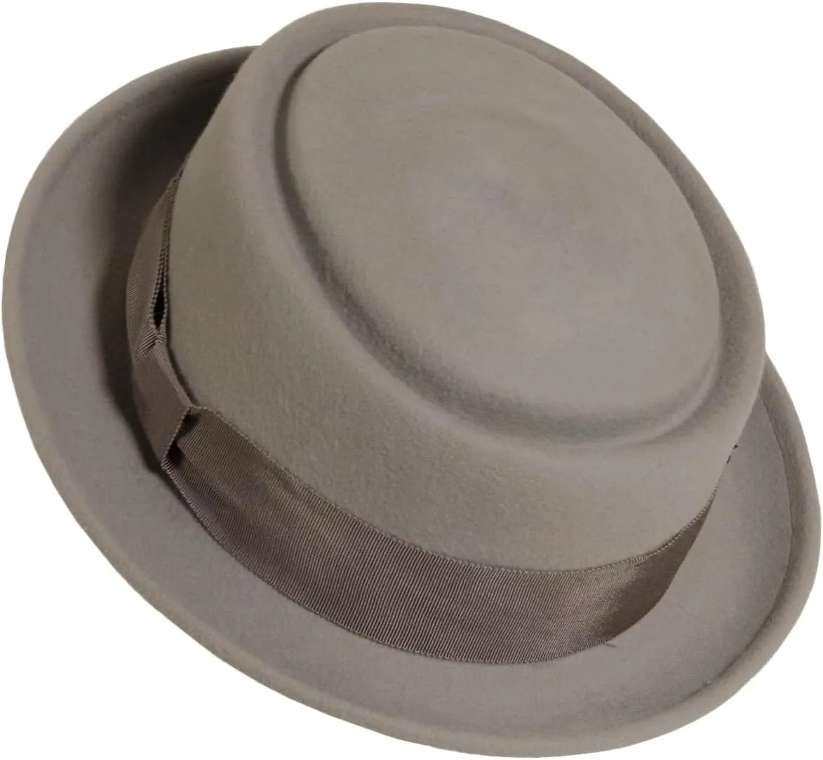 American Hat Makers Soho Leather Fedora for Men/Woman –Summer Hats for Men