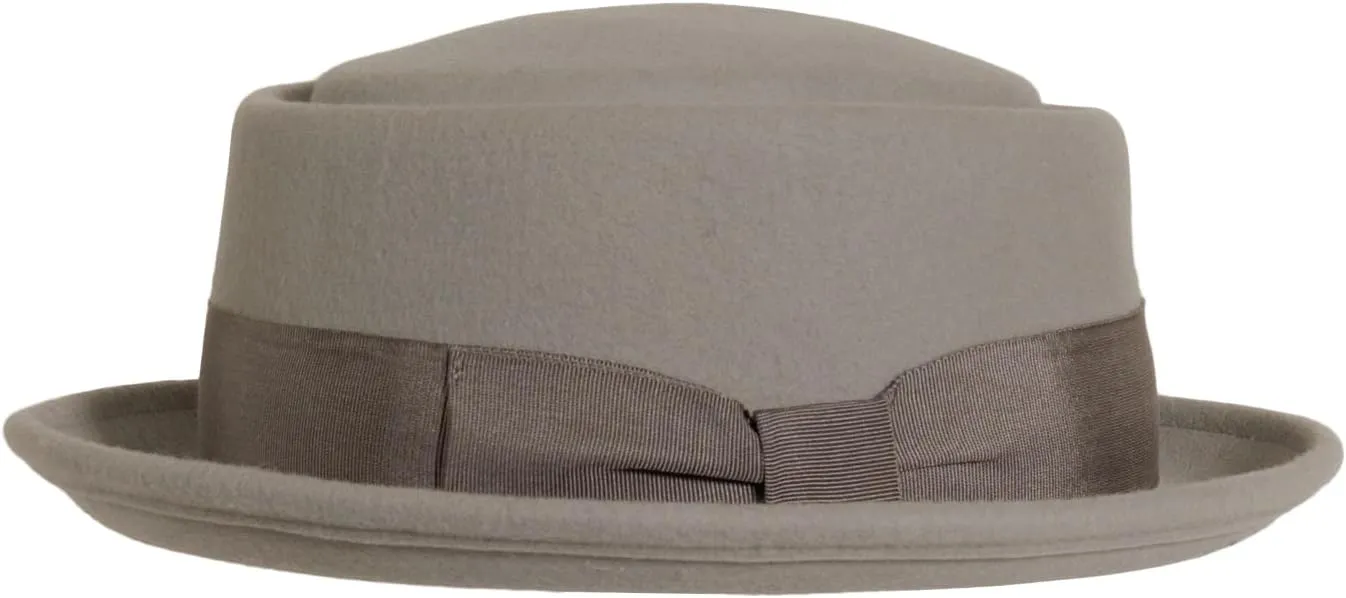 American Hat Makers Soho Leather Fedora for Men/Woman –Summer Hats for Men