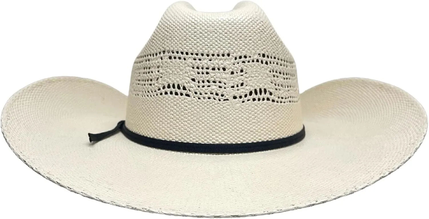 American Hat Makers Straw Sun Hat for Men — Outdoor Hats — Beach Straw Hats