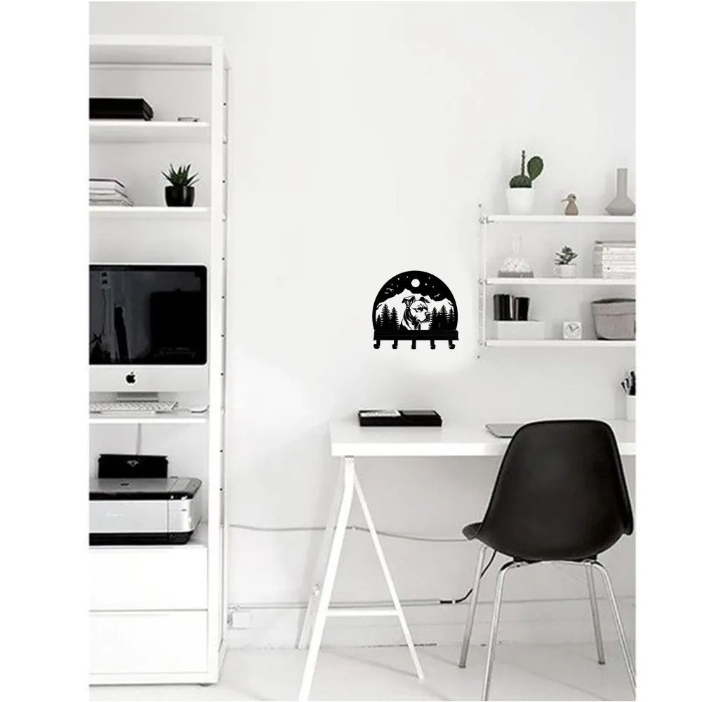 American Pit Bull Wall Hook with Shelf
