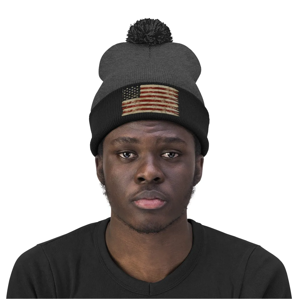American Pom Pom Beanie