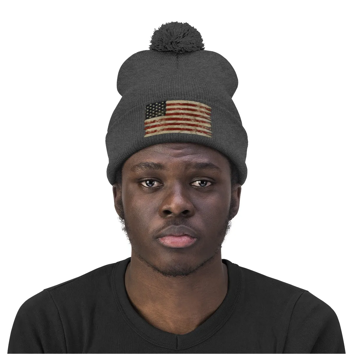 American Pom Pom Beanie