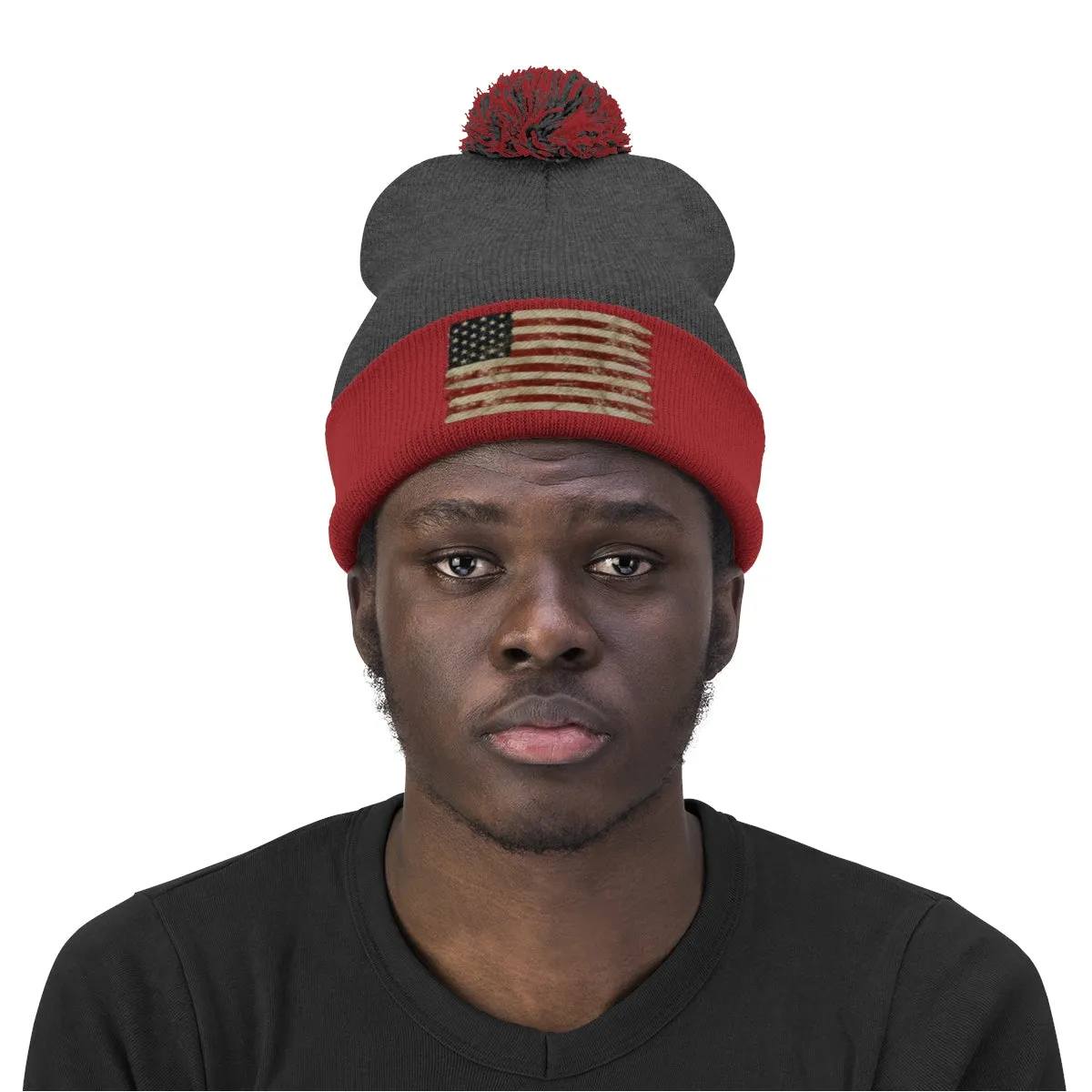 American Pom Pom Beanie