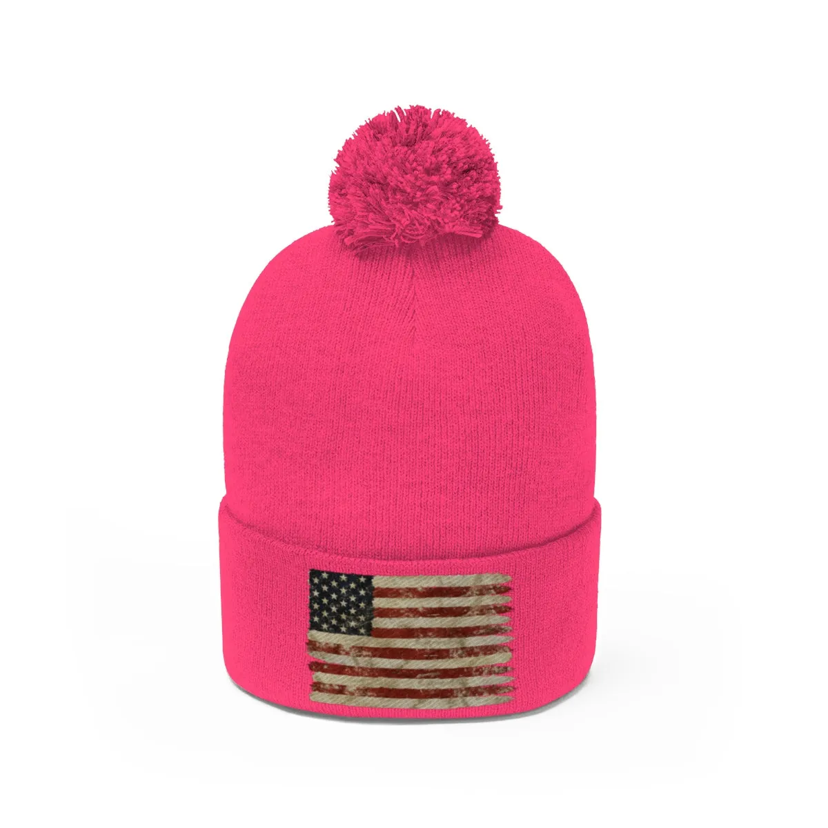 American Pom Pom Beanie