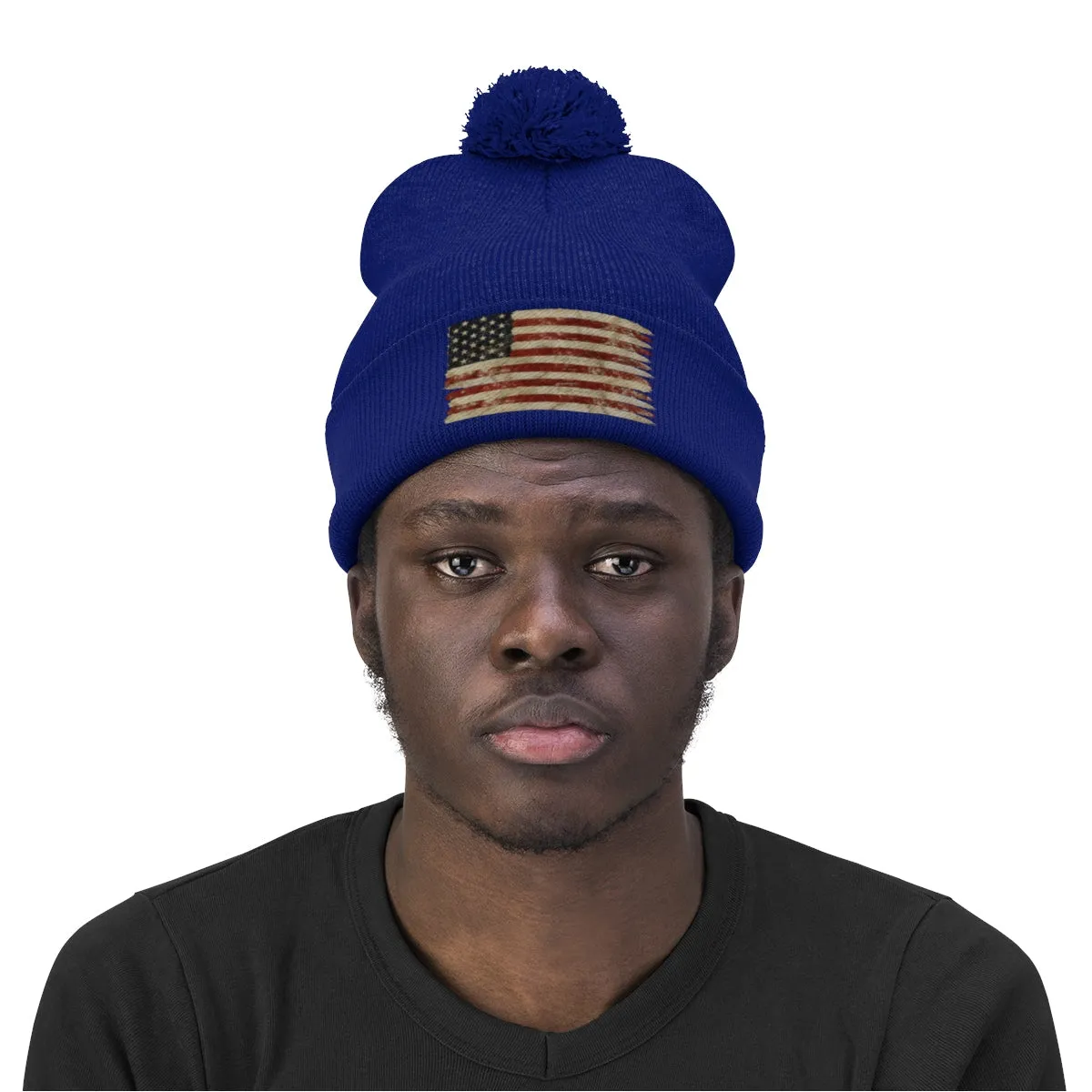 American Pom Pom Beanie