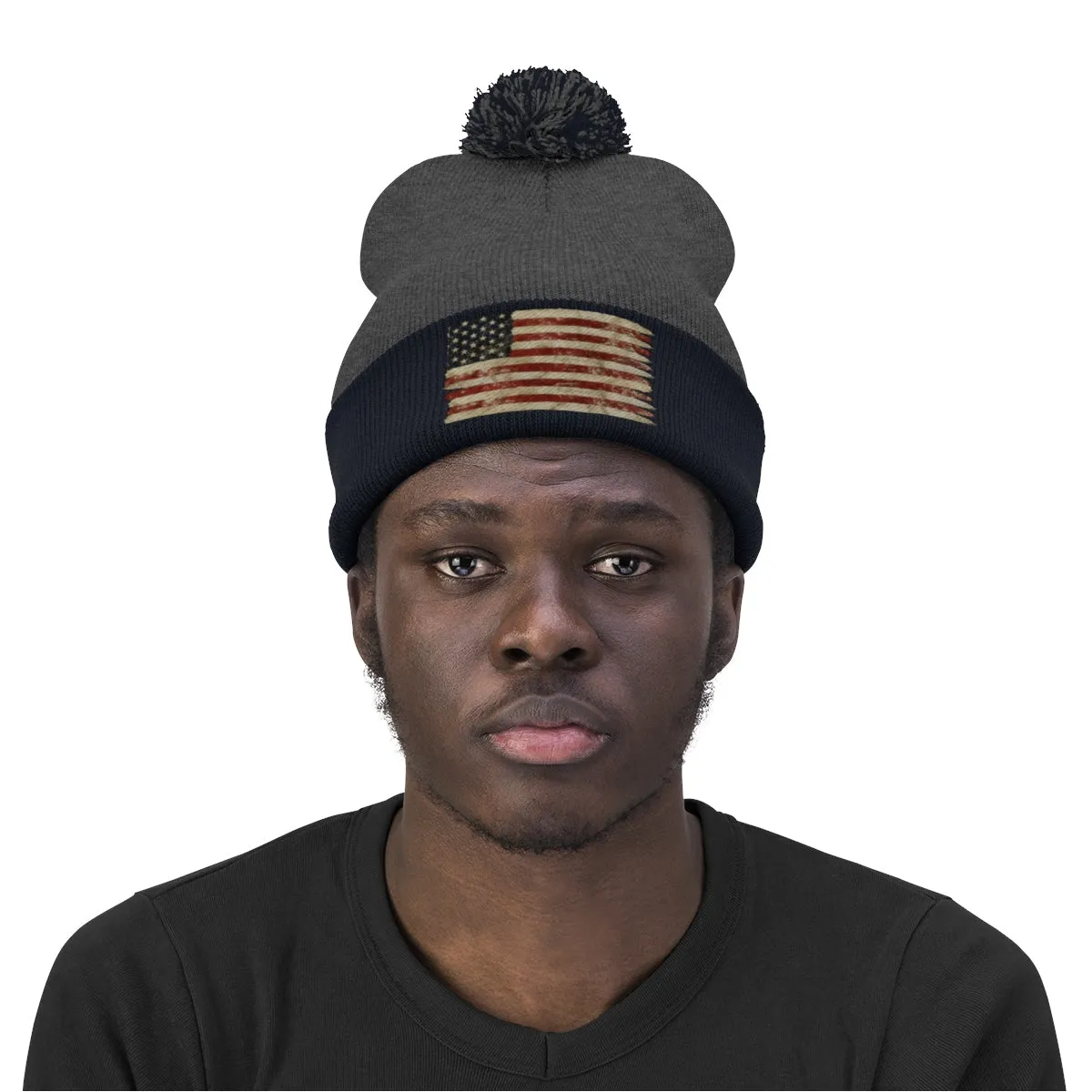 American Pom Pom Beanie