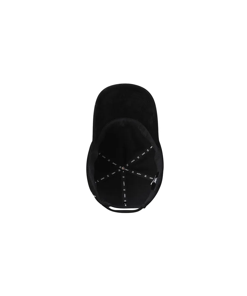 ANEW Golf Unisex Monogram Suede Ball Cap - Black