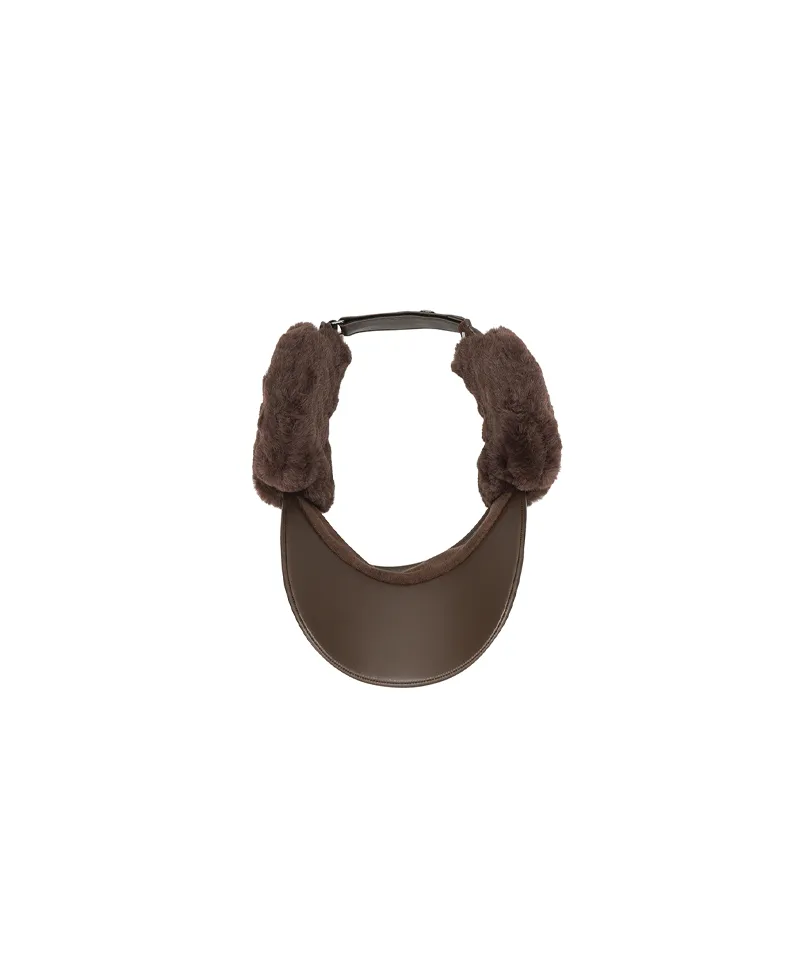 ANEW Golf Women Widen Fur Visor - Brown