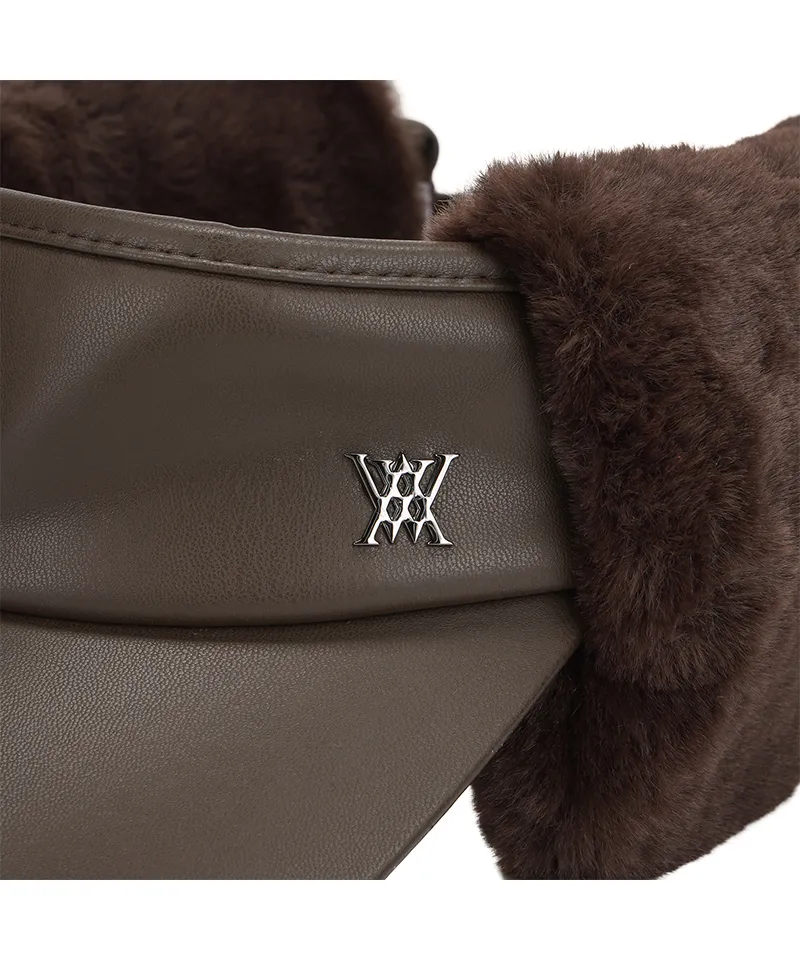 ANEW Golf Women Widen Fur Visor - Brown