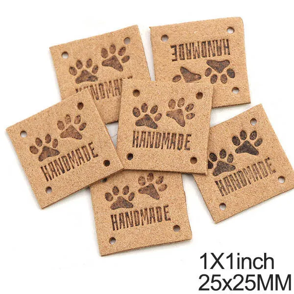Animal Footprints Tags Paw Leather
