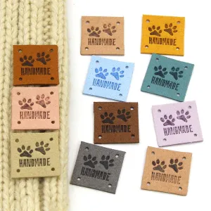 Animal Footprints Tags Paw Leather