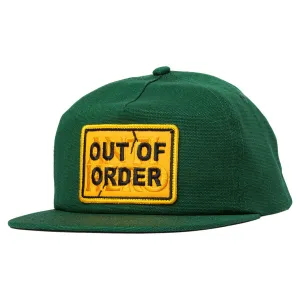 Anti Hero - Out Of Order Snapback Forest Green/Orange