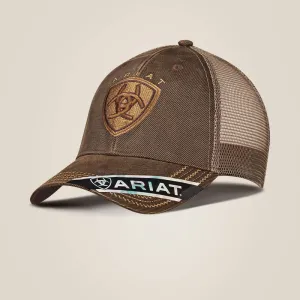 Ariat Cap in Brown Oilskin