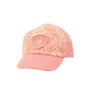 Ariat Childrens Lace Logo Light Pink Cap A300008330