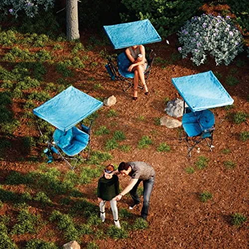 ARROWHEAD OUTDOOR Portable Folding Swinging Hammock Camping Chair, Removable Canopy, Perfect for Stargazing, Cup Holder, Storage Pouch, Carrying Bag Included, Supports up to 300lbs, USA-Based Support