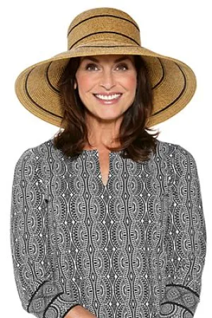 Aubrey Wide Brim Beach Hat UPF 50 