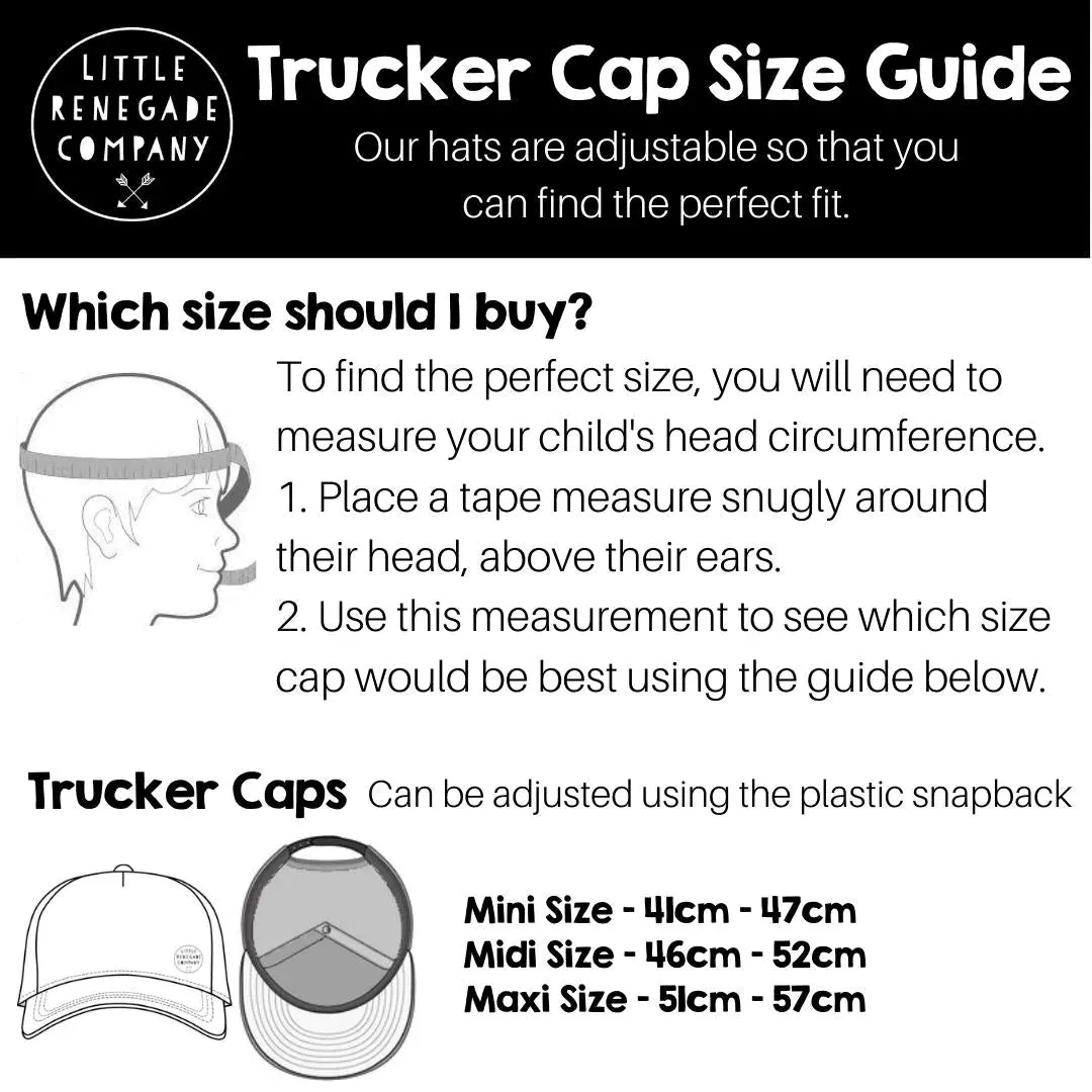 Azure Trucker Cap