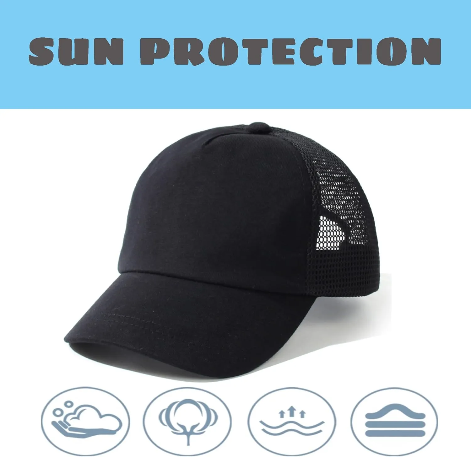 Baby Baseball Sun Hat Toddler Boys Girls Mesh Baseball Cap Baseball Cap Breathable Kids Sun Hat 0-5 T