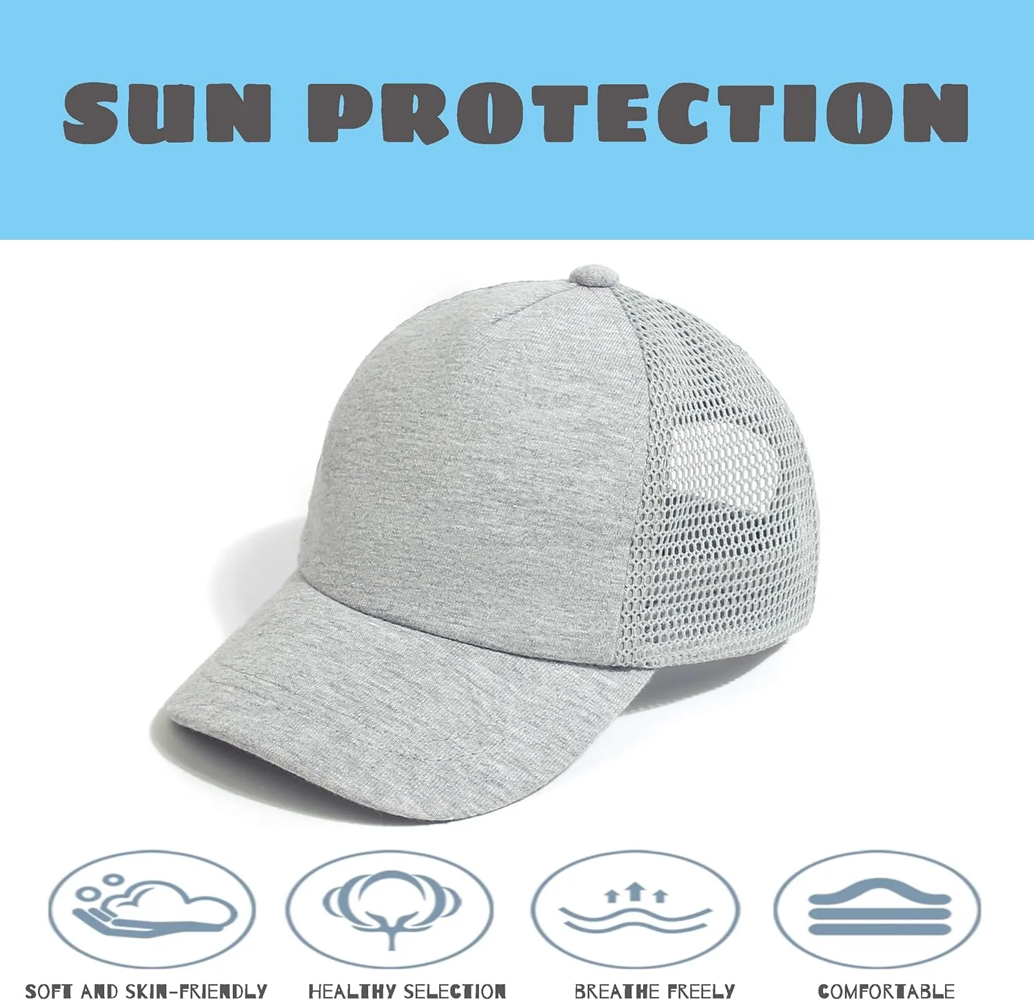 Baby Baseball Sun Hat Toddler Boys Girls Mesh Baseball Cap Baseball Cap Breathable Kids Sun Hat 0-5 T