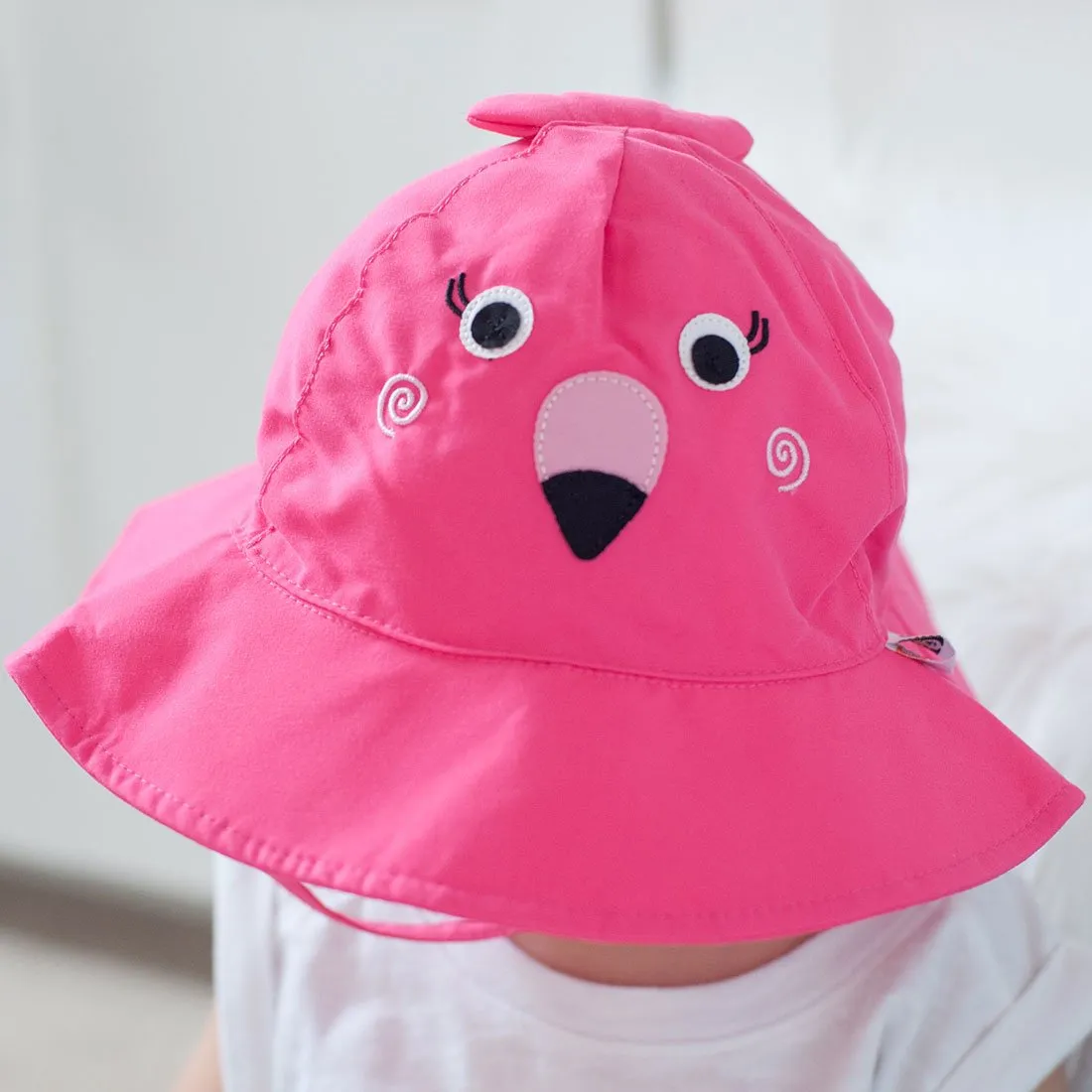 Baby/Toddler Swim Diaper & Sun Hat Set - Franny the Flamingo