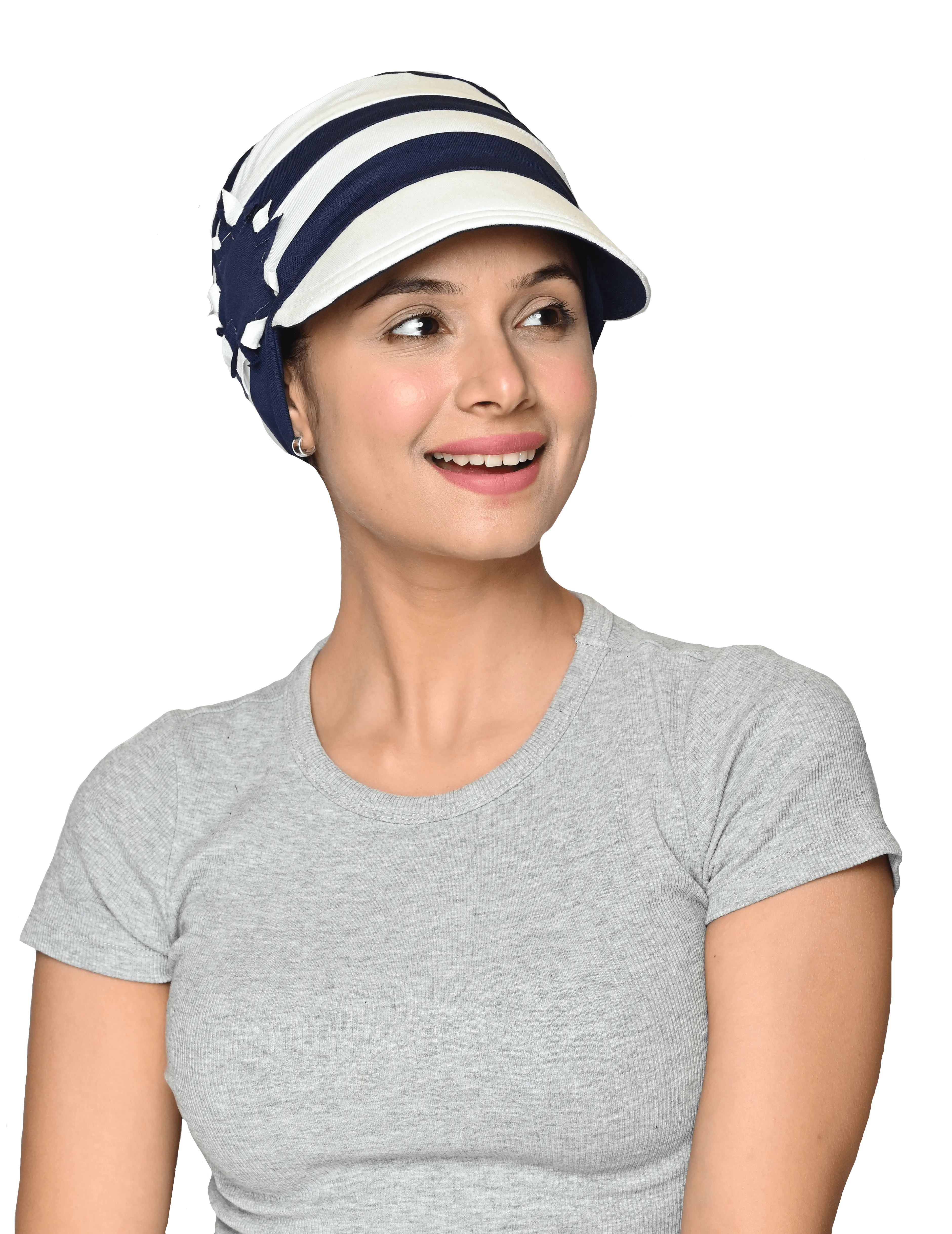 Bamboo Chemo Caps Newsboy Hats for Women Cancer Headwear, Reversible Cap