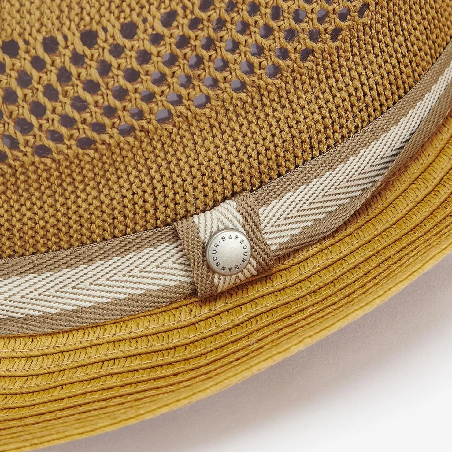 Barbour Craster Trilby Hat in Dark Tan