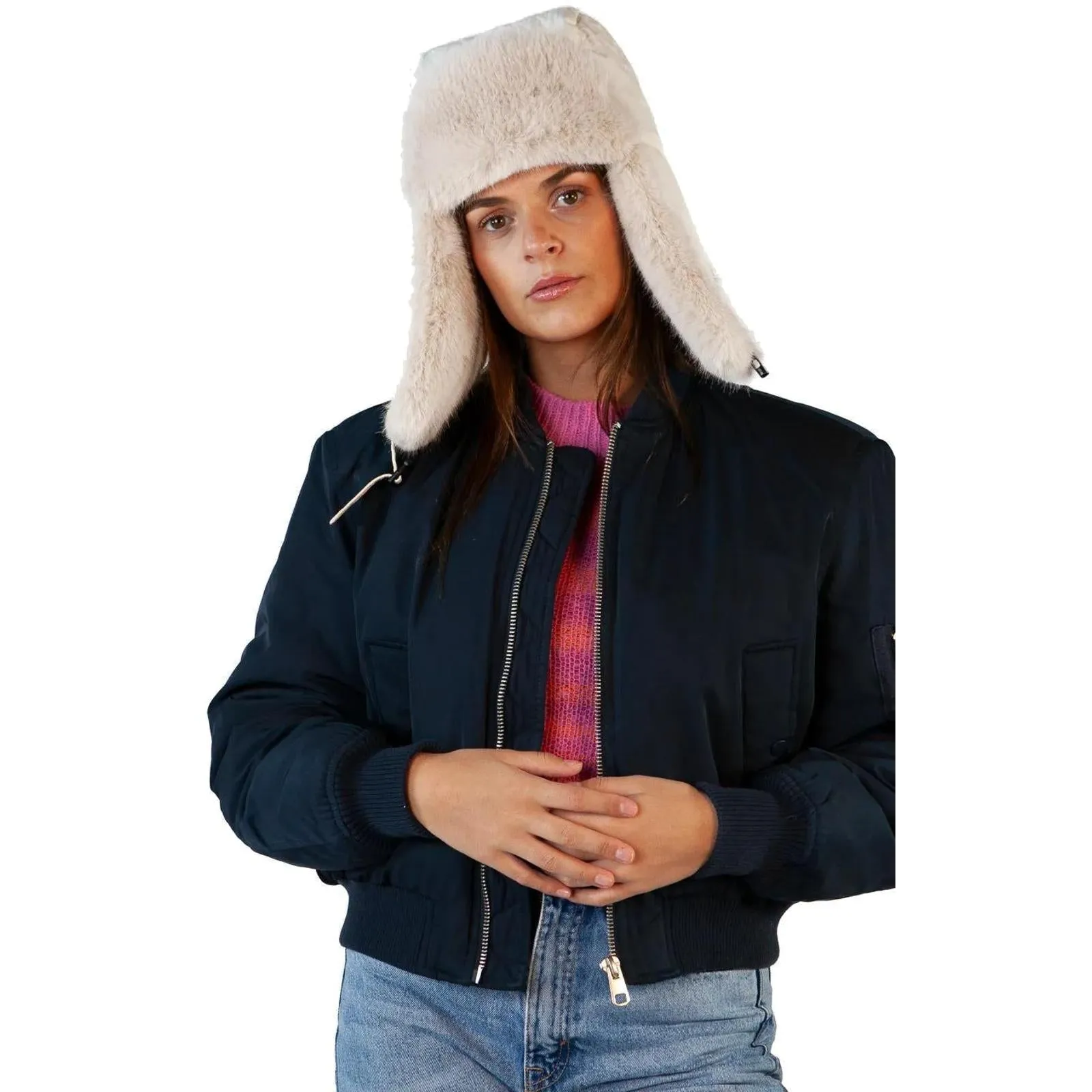 Barts Womens Hawka Bomber Faux Fir Trapper Hat