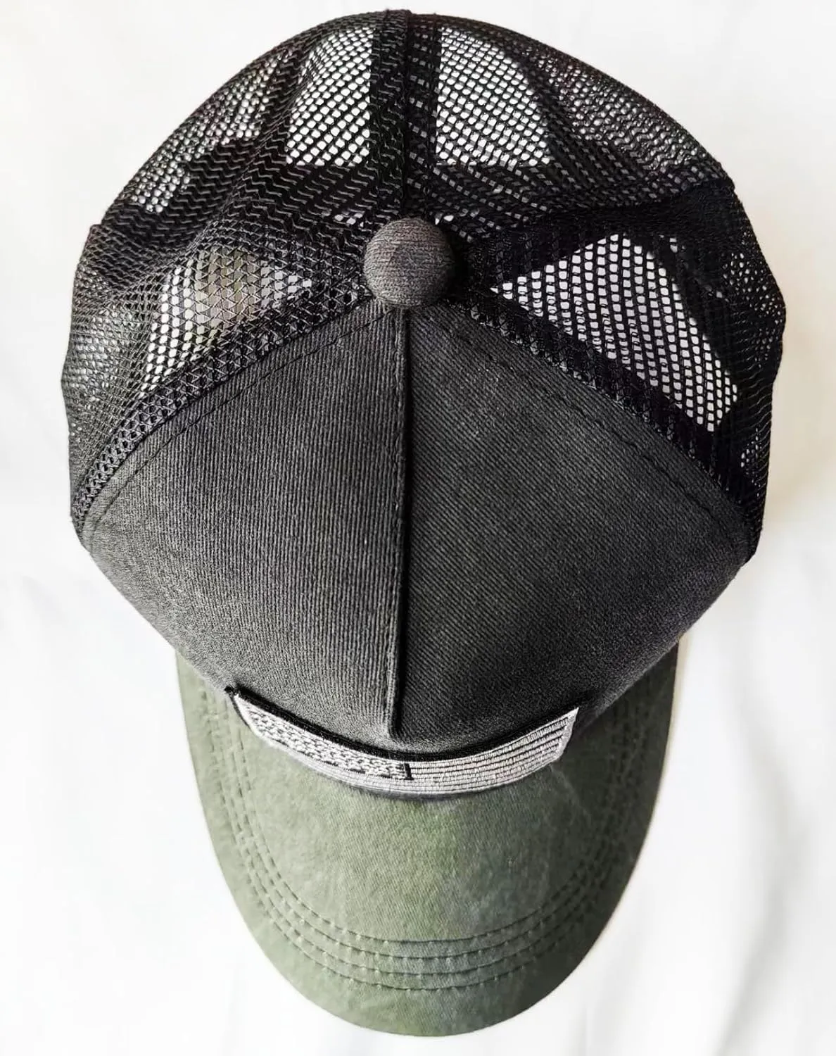 Baseball Cap Adjustable Trucker Hat Ponytail Sun Hats for Women Men