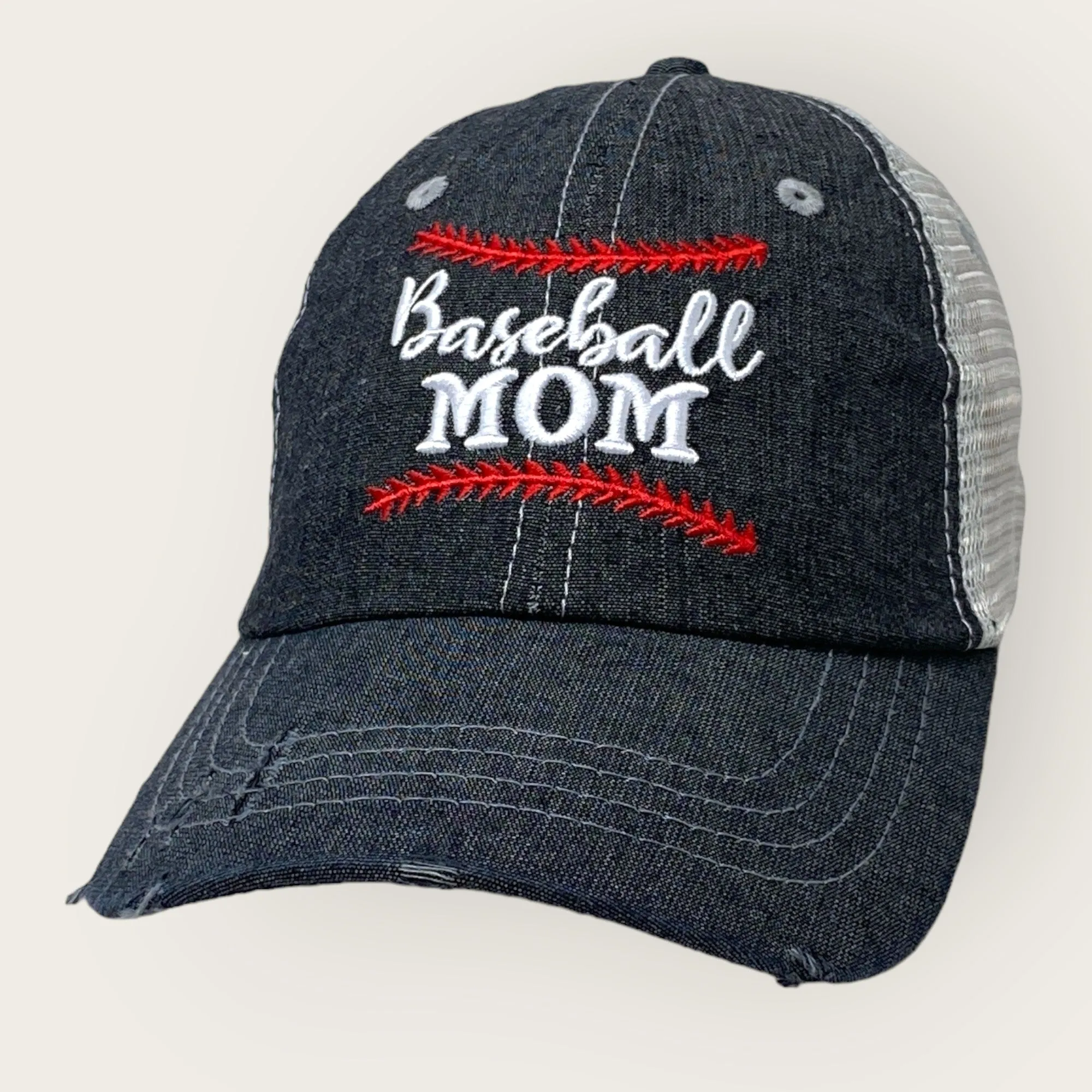 Baseball MOM Embroidered Hat -206