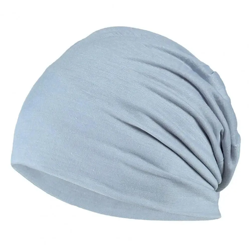 Beanie Cap, Unisex Knit Polyester, Windproof & Breathable, Stylish Slouchy Design, Patchwork Pattern, All-Season Wear