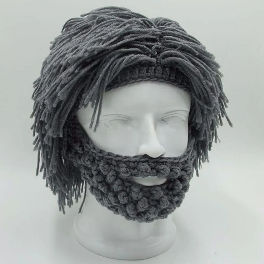 Beardguy™ Winter Beanies with Detachable Face-Warmer Beard