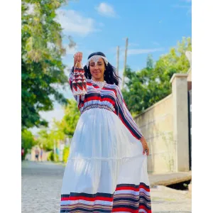 Beautiful Oromo Dress Abbaa Gadaa Oromo Dress With Accessories Habesha Dress