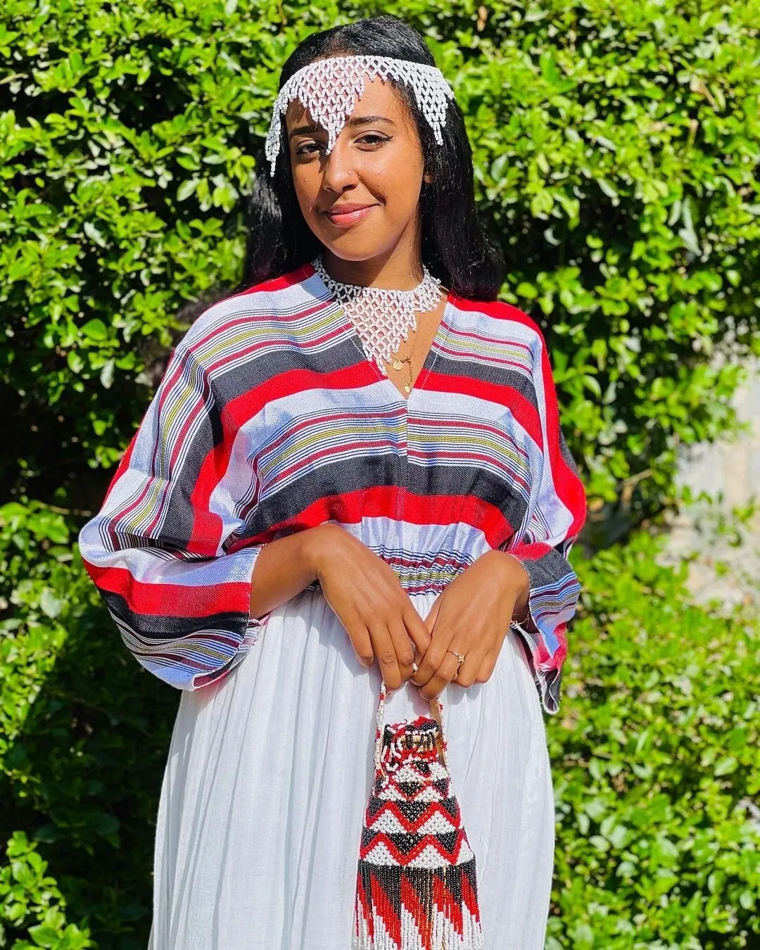 Beautiful Oromo Dress Abbaa Gadaa Oromo Dress With Accessories Habesha Dress