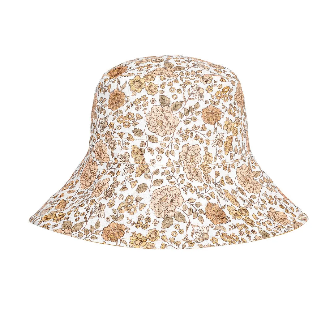 Bedhead Vacationer Reversible Adult Sun Hat - Marie / Maize